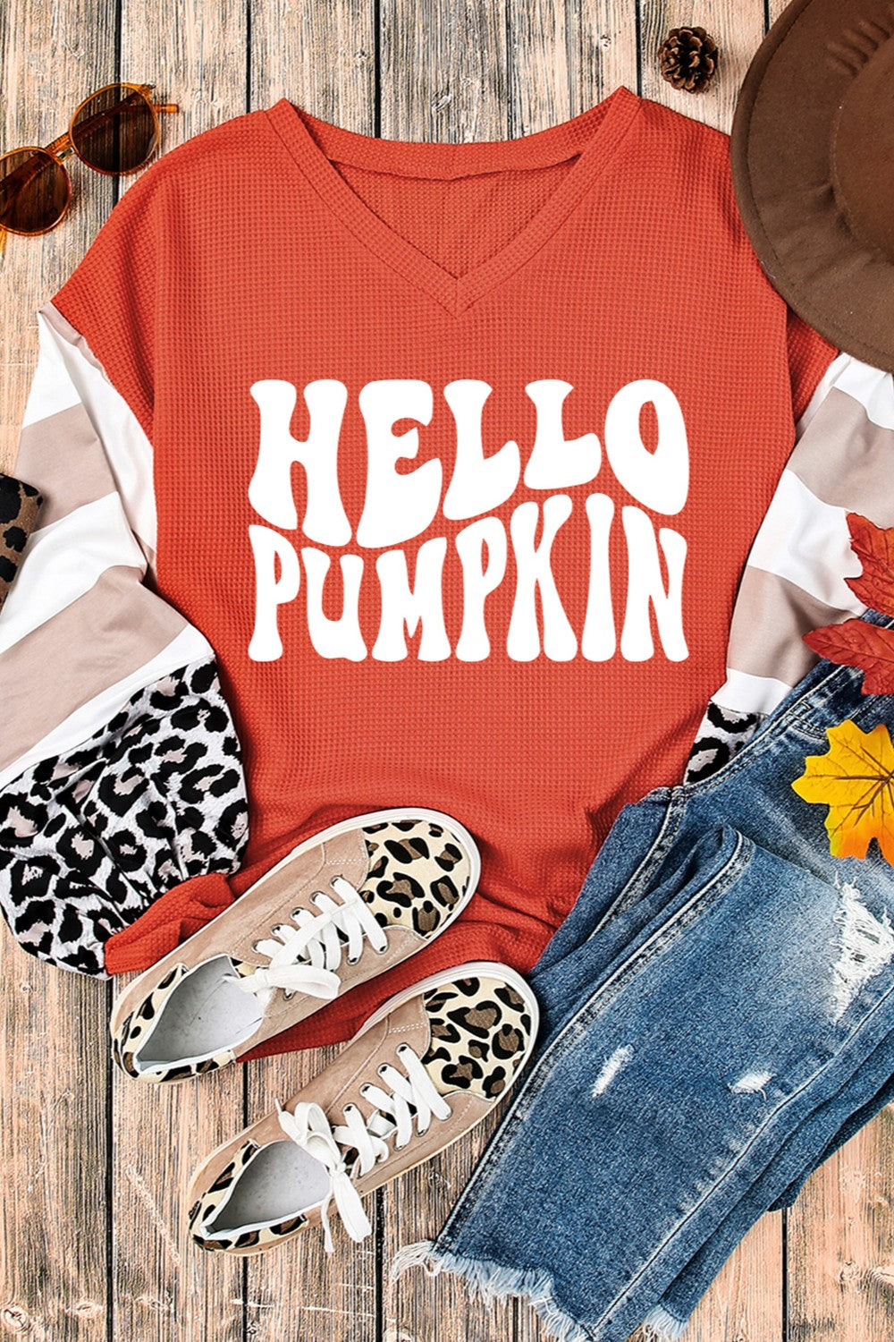 Hello Pumpkin Long Sleeve Top
