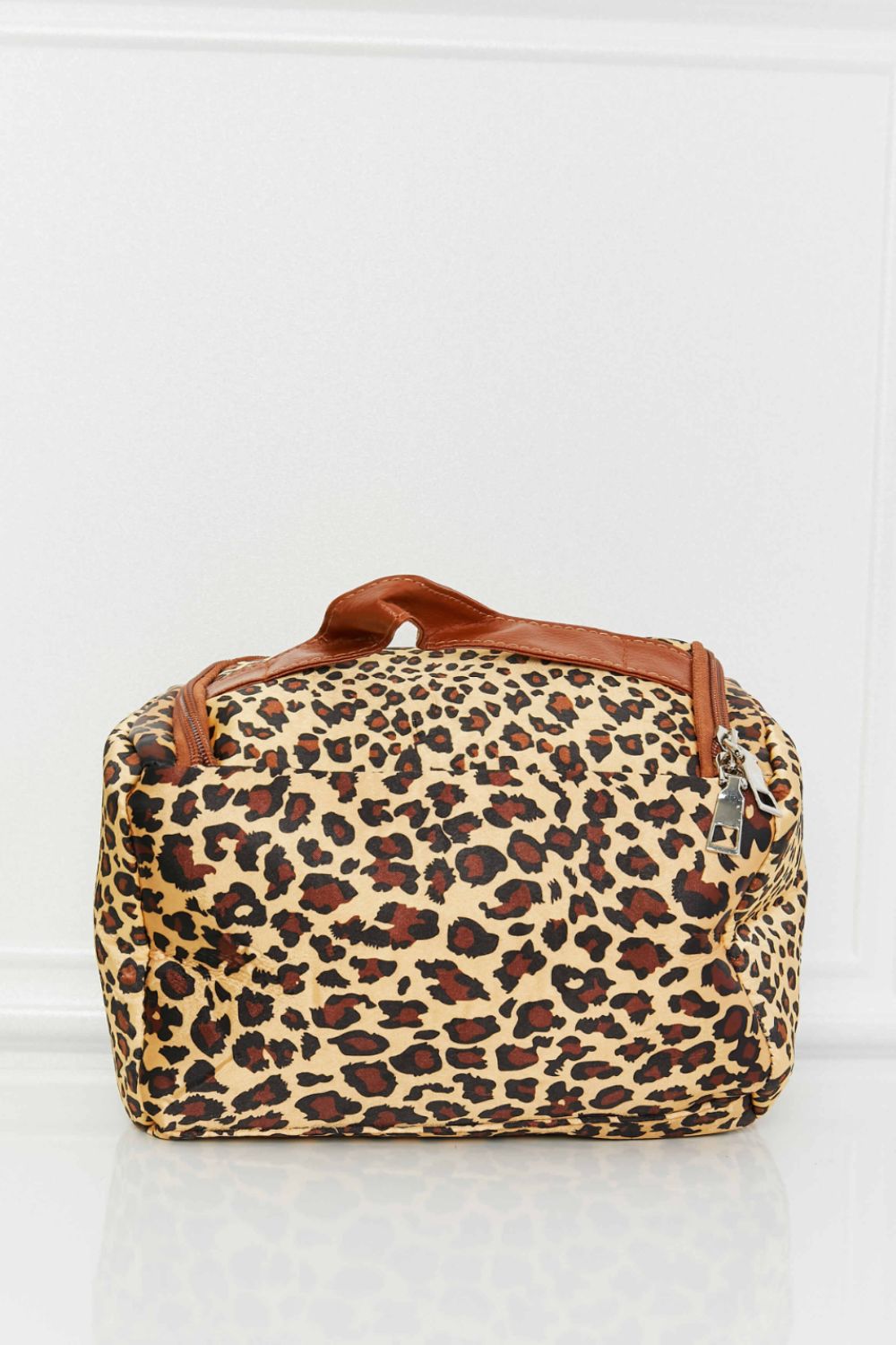 Animal Print Makeup Bag with Handle