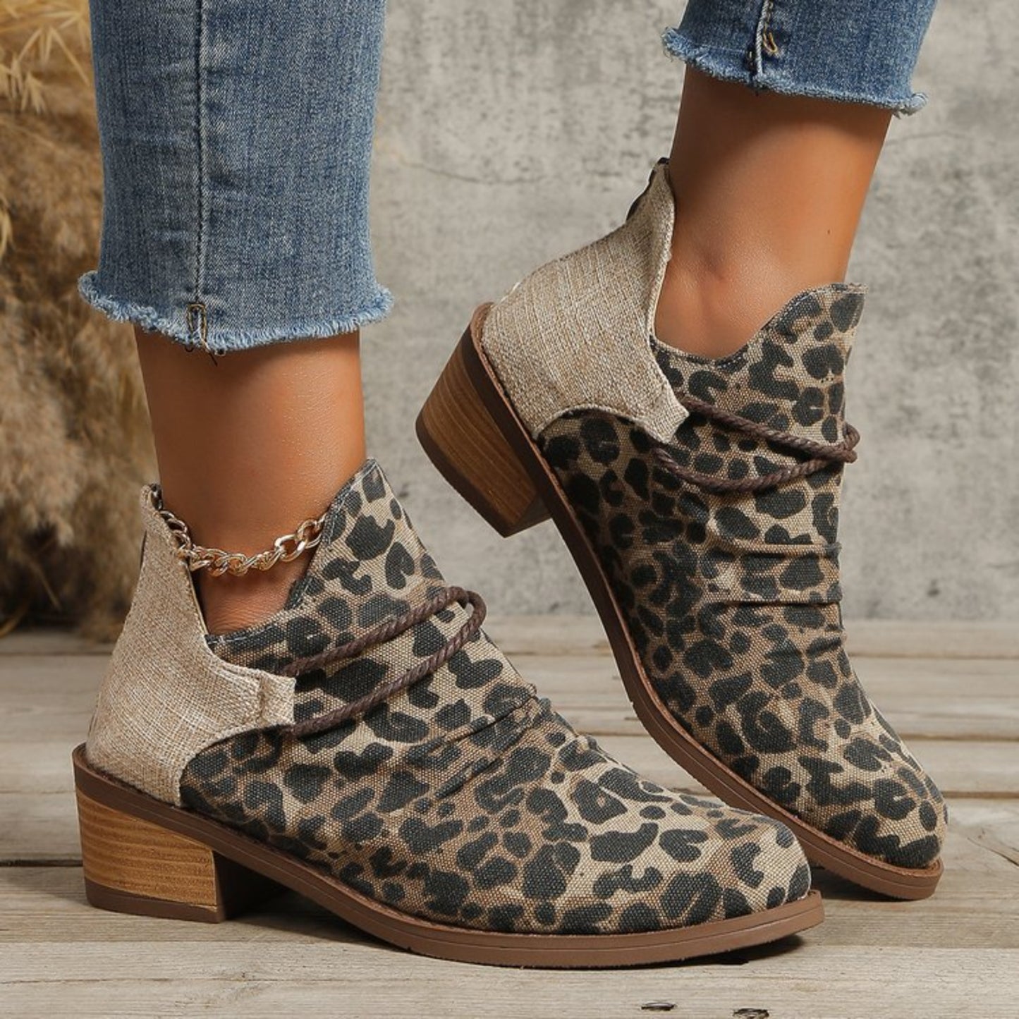 The Cora Canvas Bootie