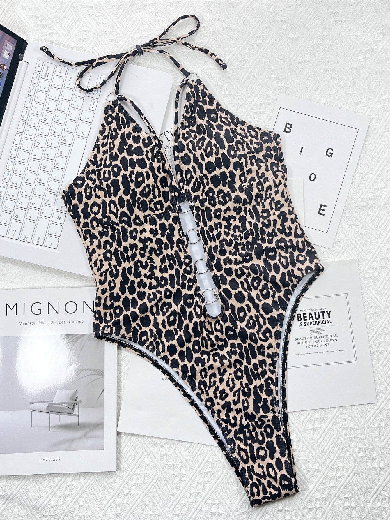 The Naomi Deep Plunge  Swimsuit