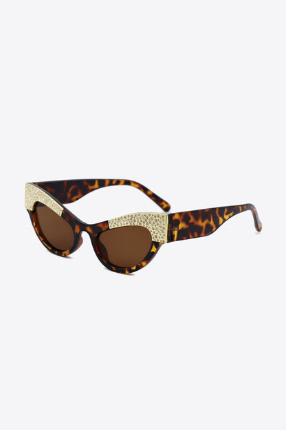 Rhinestone Cat-Eye Sunglasses