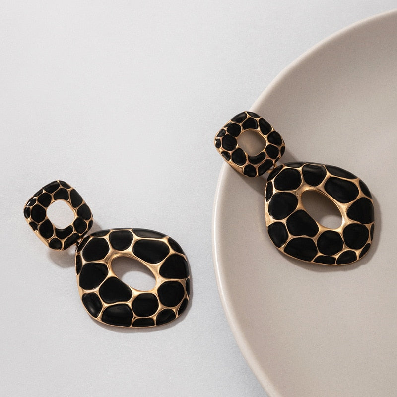 Vintage Geometric Earrings