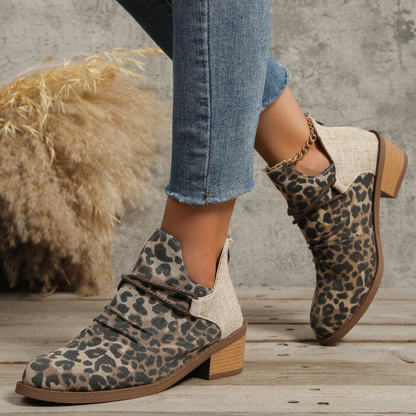 The Cora Canvas Bootie