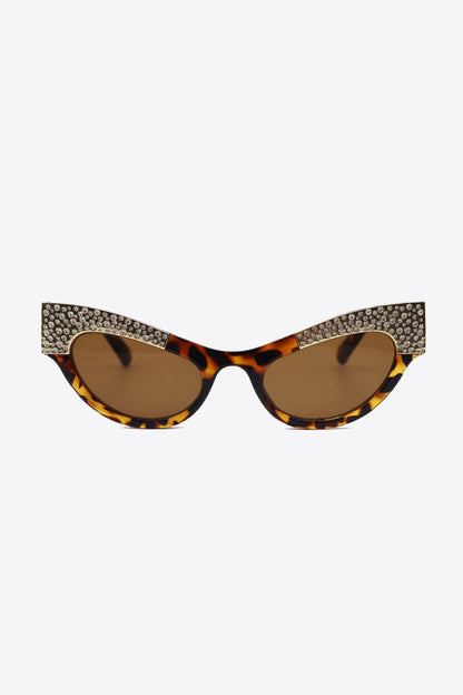 Rhinestone Cat-Eye Sunglasses