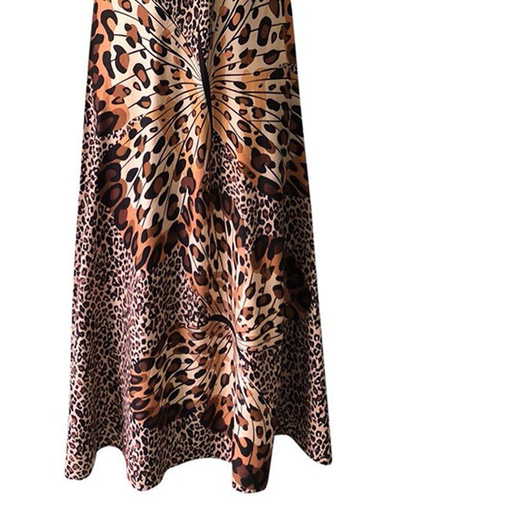 Leopard Butterfly Slip Dress