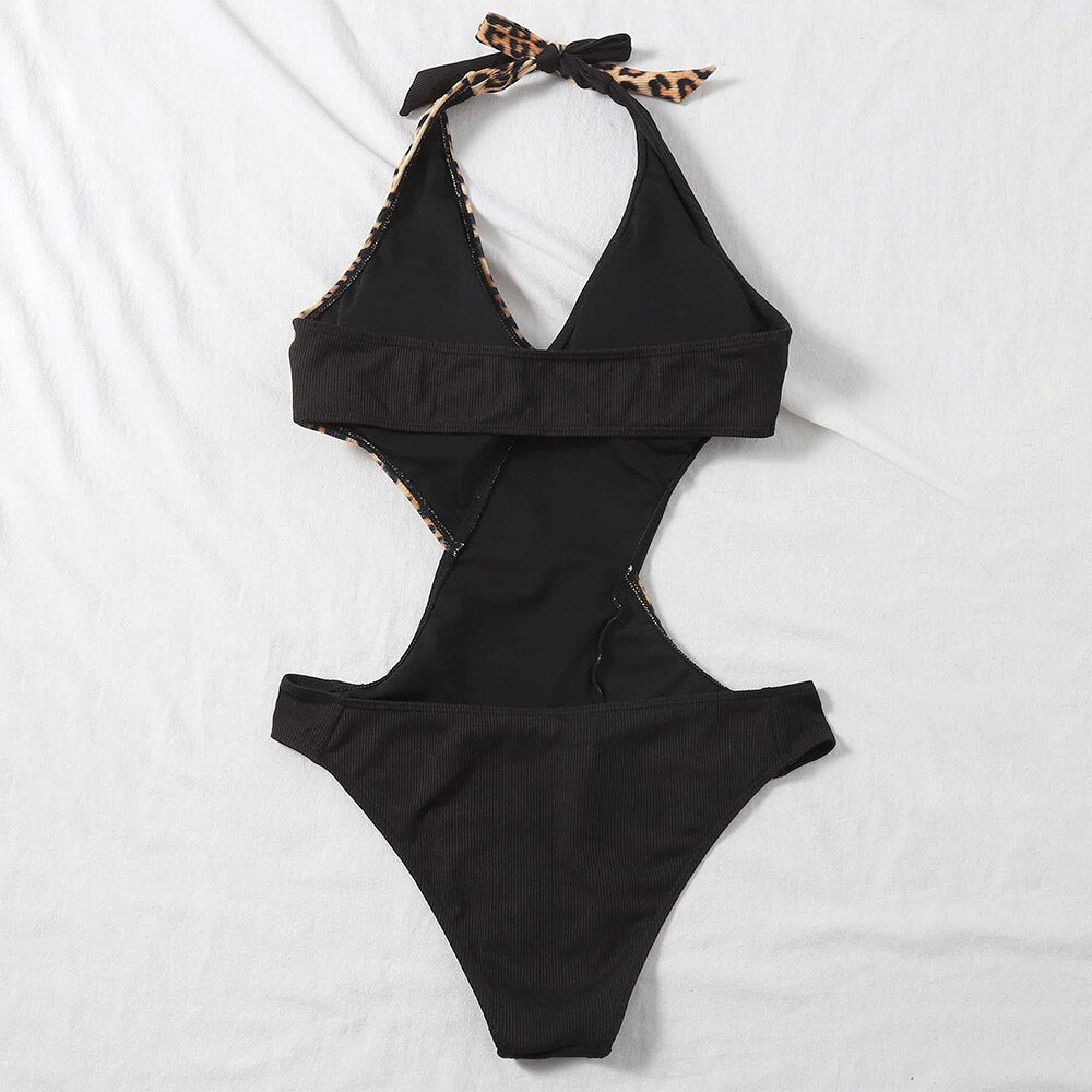 The Helena One Piece Halter Swimsuit