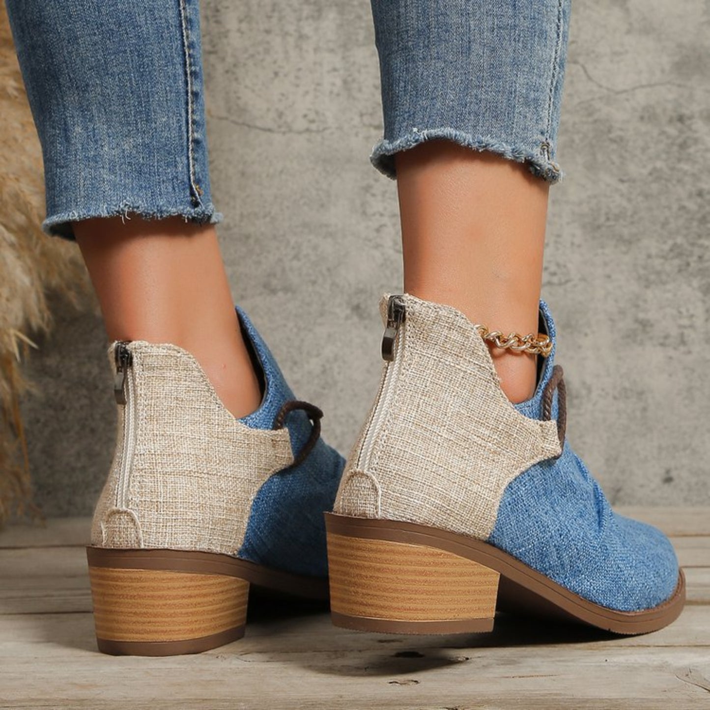 The Cora Canvas Bootie