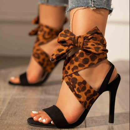 Pizzazz High Heel Ankle Strap Sandals