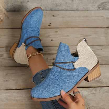 The Cora Canvas Bootie