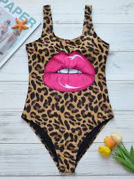 The Leopards Kiss One Piece Swimsuit