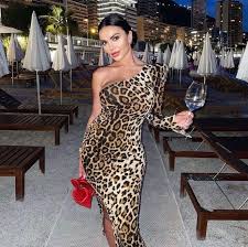 Posh One Shoulder Bodycon Pencil Dress