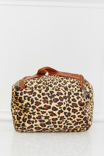 Animal Print Makeup Bag with Handle