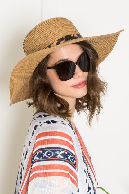 Belted Straw Sunhat