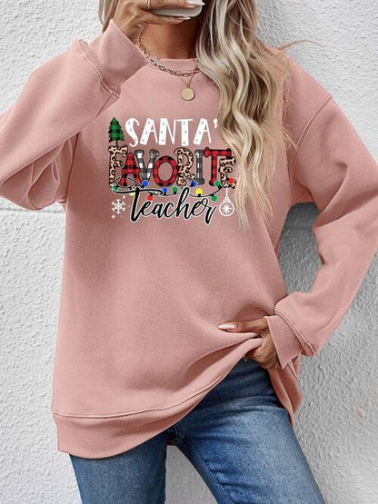 Santa's Favorite Teacher Sweatshirt