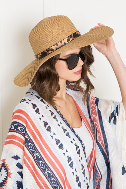 Belted Straw Sunhat