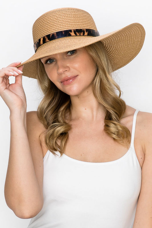Belted Straw Sunhat