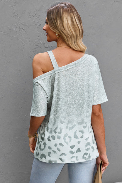 The Tara Asymmetrical Cold Shoulder Blouse