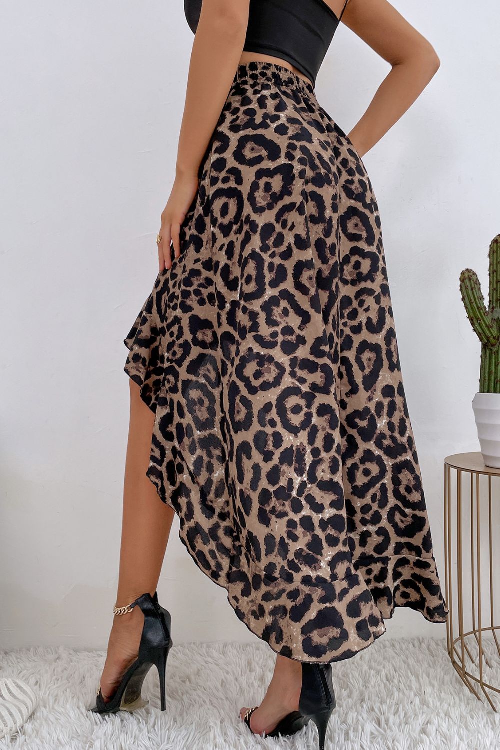 Safari Serenade High-Low Skirt