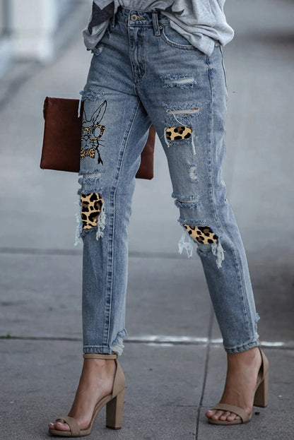 Spotted Hare Light Wash Denim Jeans