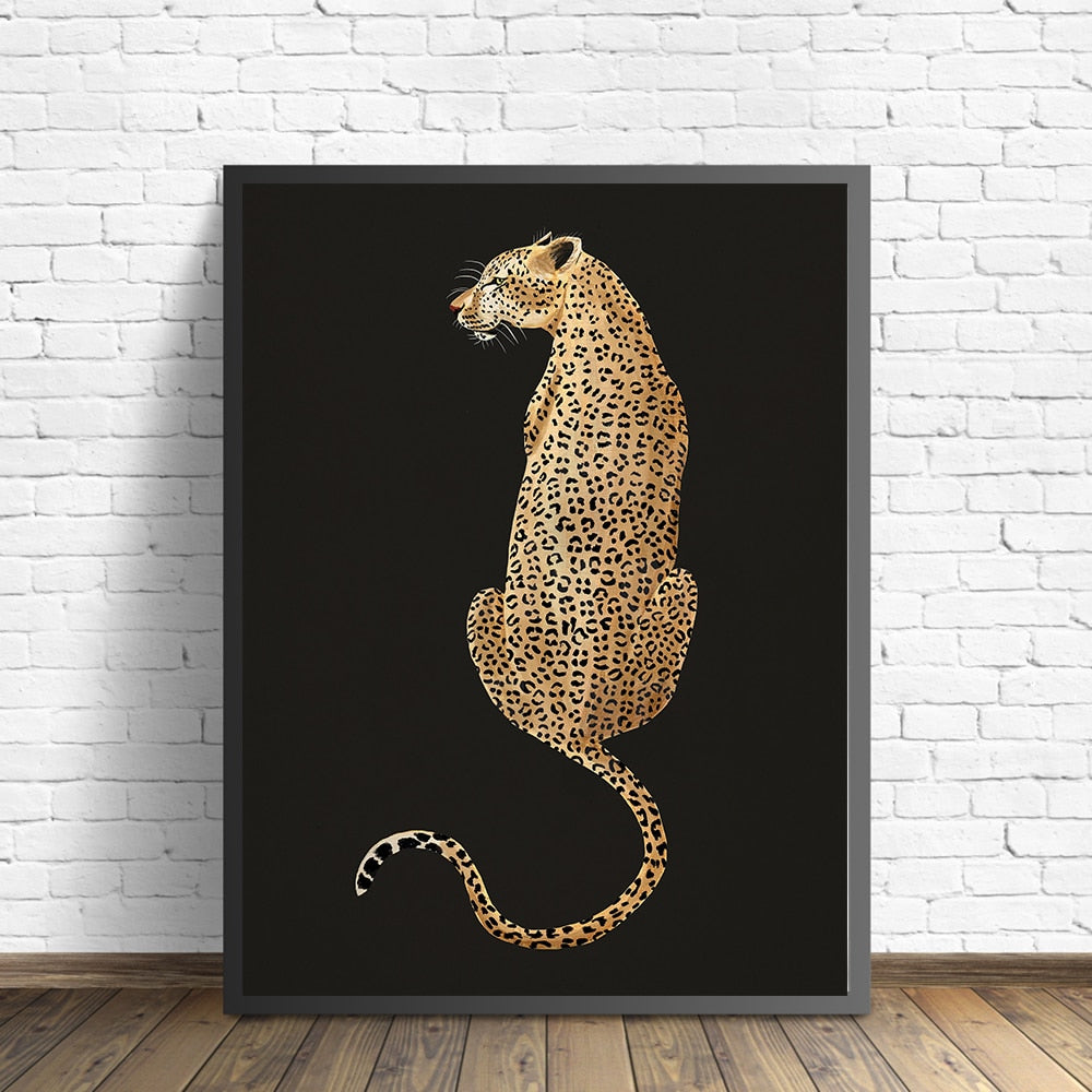 The Cheetah Cotton Canvas Print