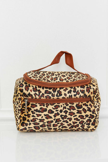 Animal Print Makeup Bag with Handle