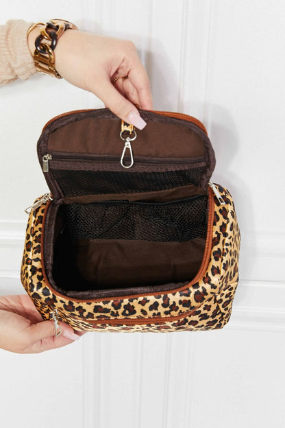 Animal Print Makeup Bag with Handle